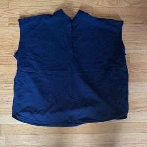 Figs Navy Women's Scrub Top